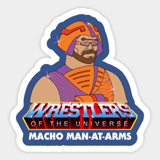 Macho Man-at-Arms Sticker